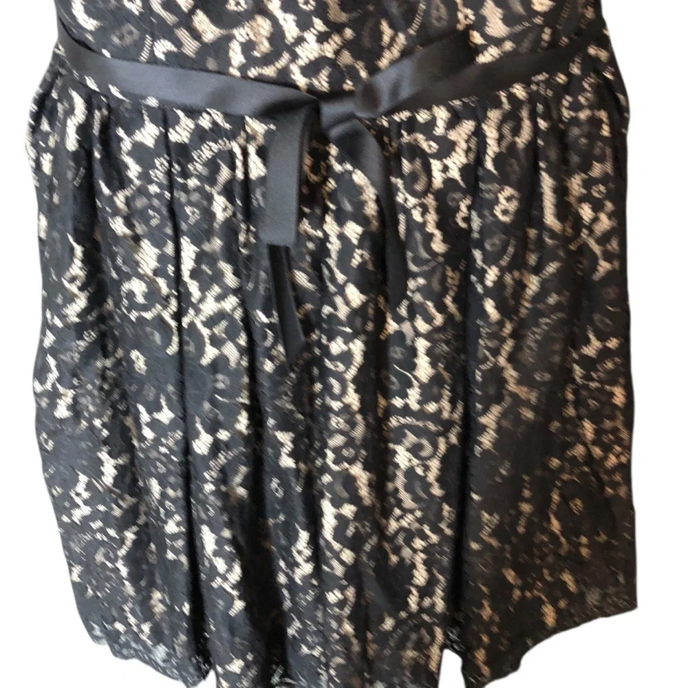 Robert Rodriguez X Neiman Marcus X Target Dress  Sz 8 Strapless Black Lace Party